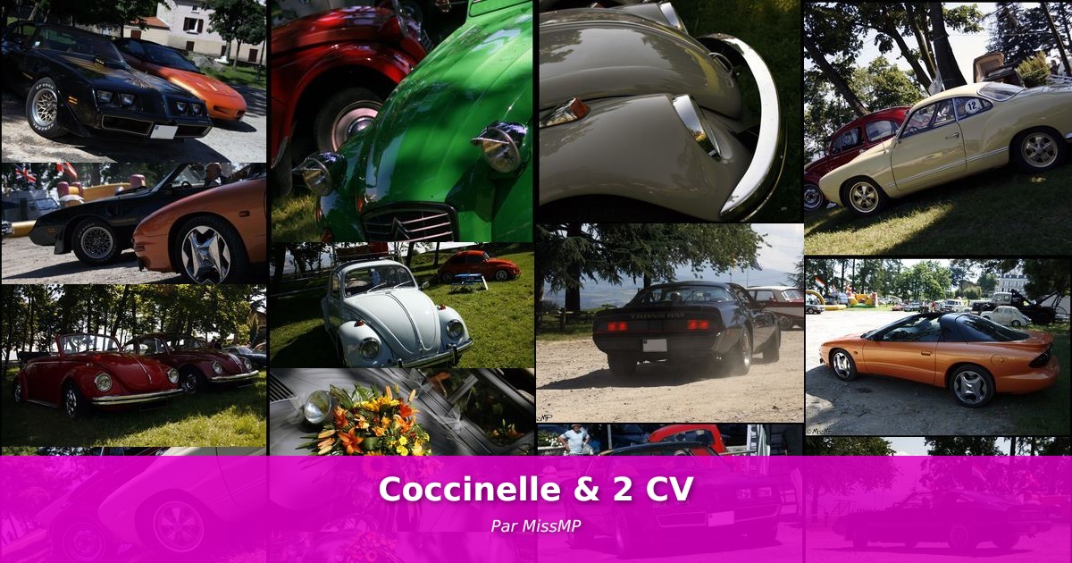 Coccinelle & 2 CV  - Galerie de MissMP