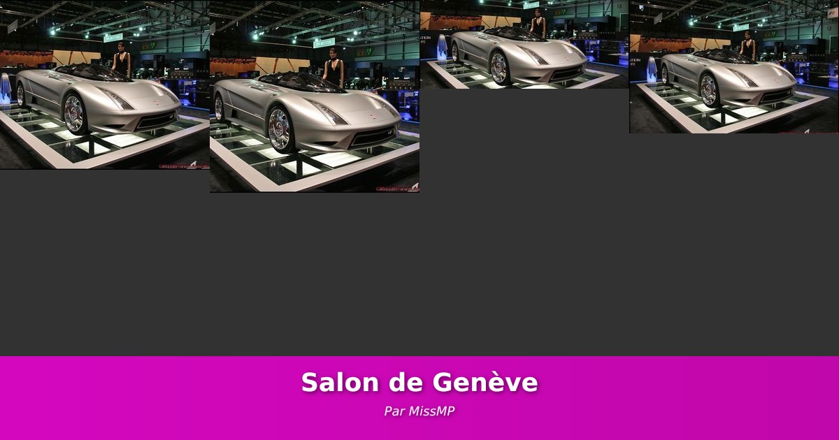 Salon de Genève - Galerie de MissMP