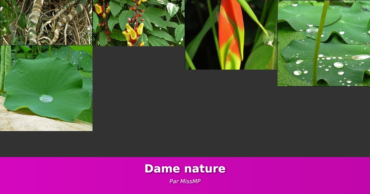 Dame nature - Galerie de MissMP